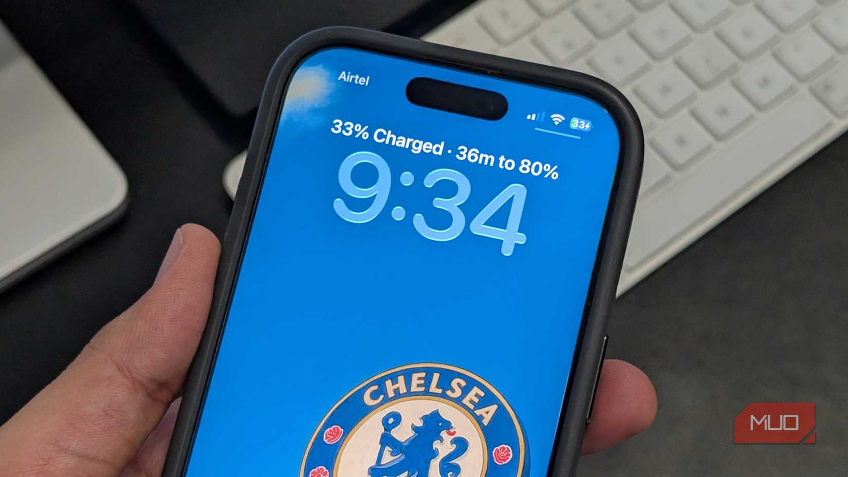 Battery charging to 80% time remaining in iOS 26
