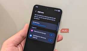 Third-party add-ons in Samsung Internet browser