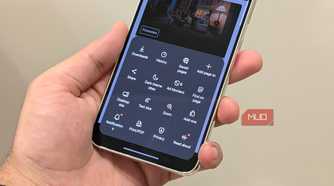 Customizing menu bar in Samsung Internet browser