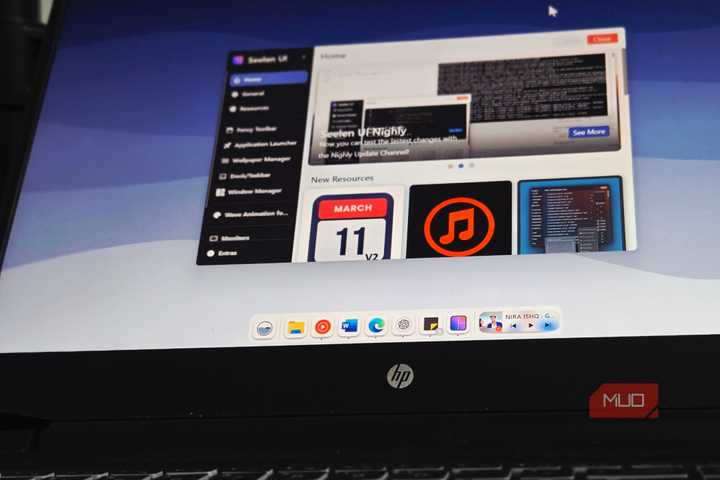 Seelen UI running on Windows 11