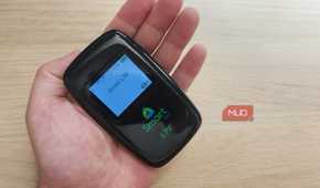A portable Wi-Fi hotspot.