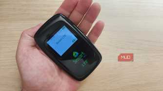 A portable Wi-Fi hotspot.