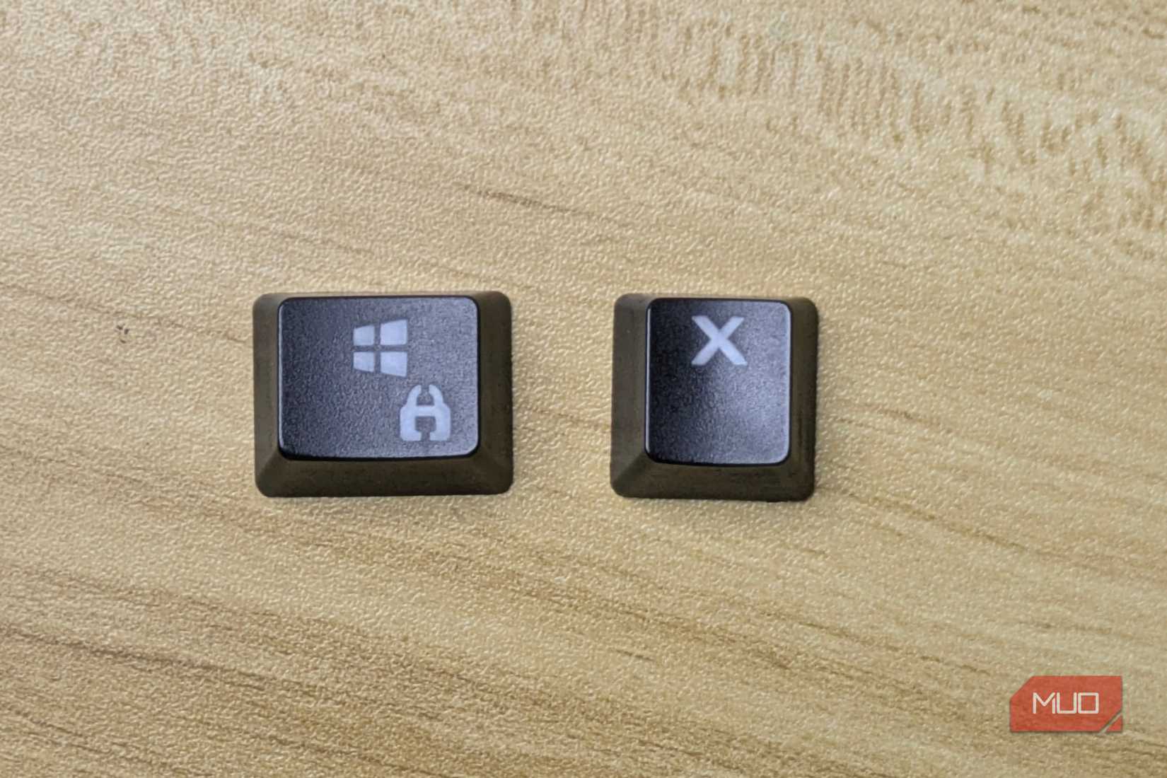 Window and X key caps