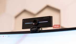 The Creative Live! Cam Sync 4K Webcam on a computer