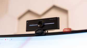 The Creative Live! Cam Sync 4K Webcam on a computer