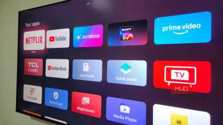 Google TV with apps only mode home screen