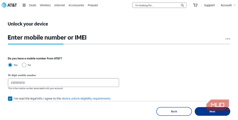 02 AT&T Device Unlock