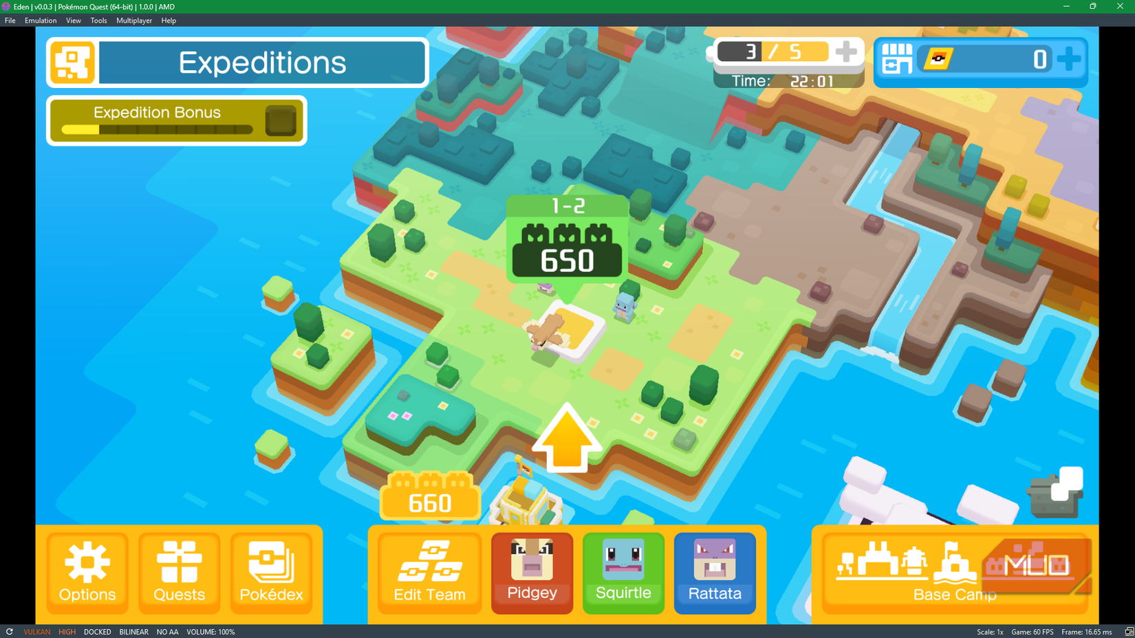 04 Eden Emulator Pokemon Quest Game