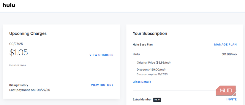 Hulu $1 Pricing Discount