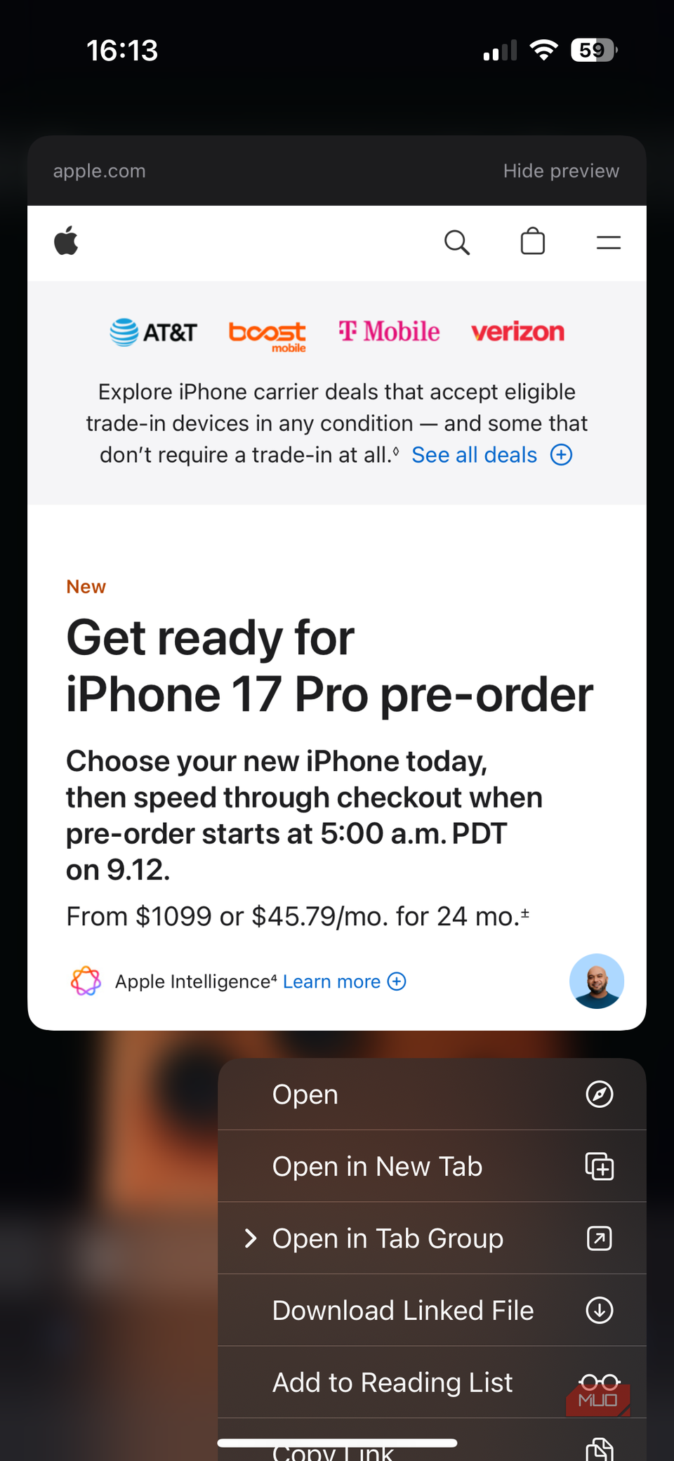 06a iPhone Press Link to Preview