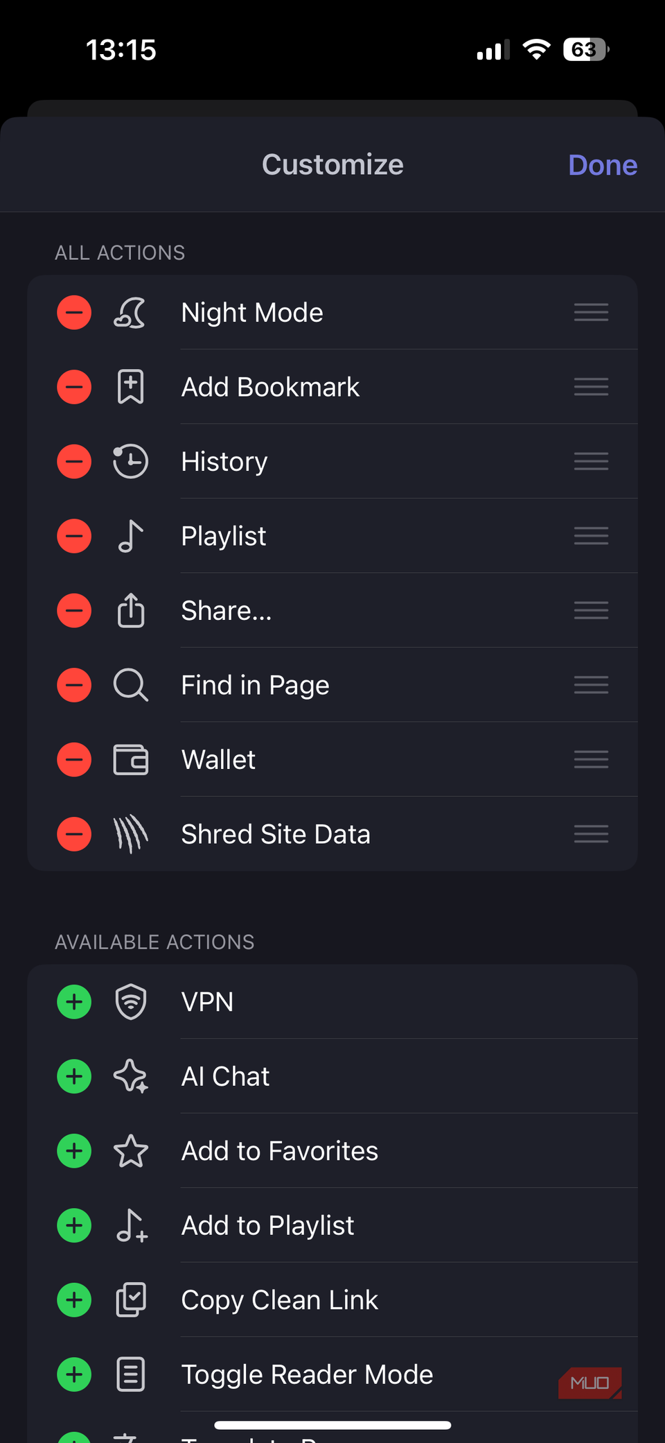 06c Brave Browser Dark Mode Quick Access