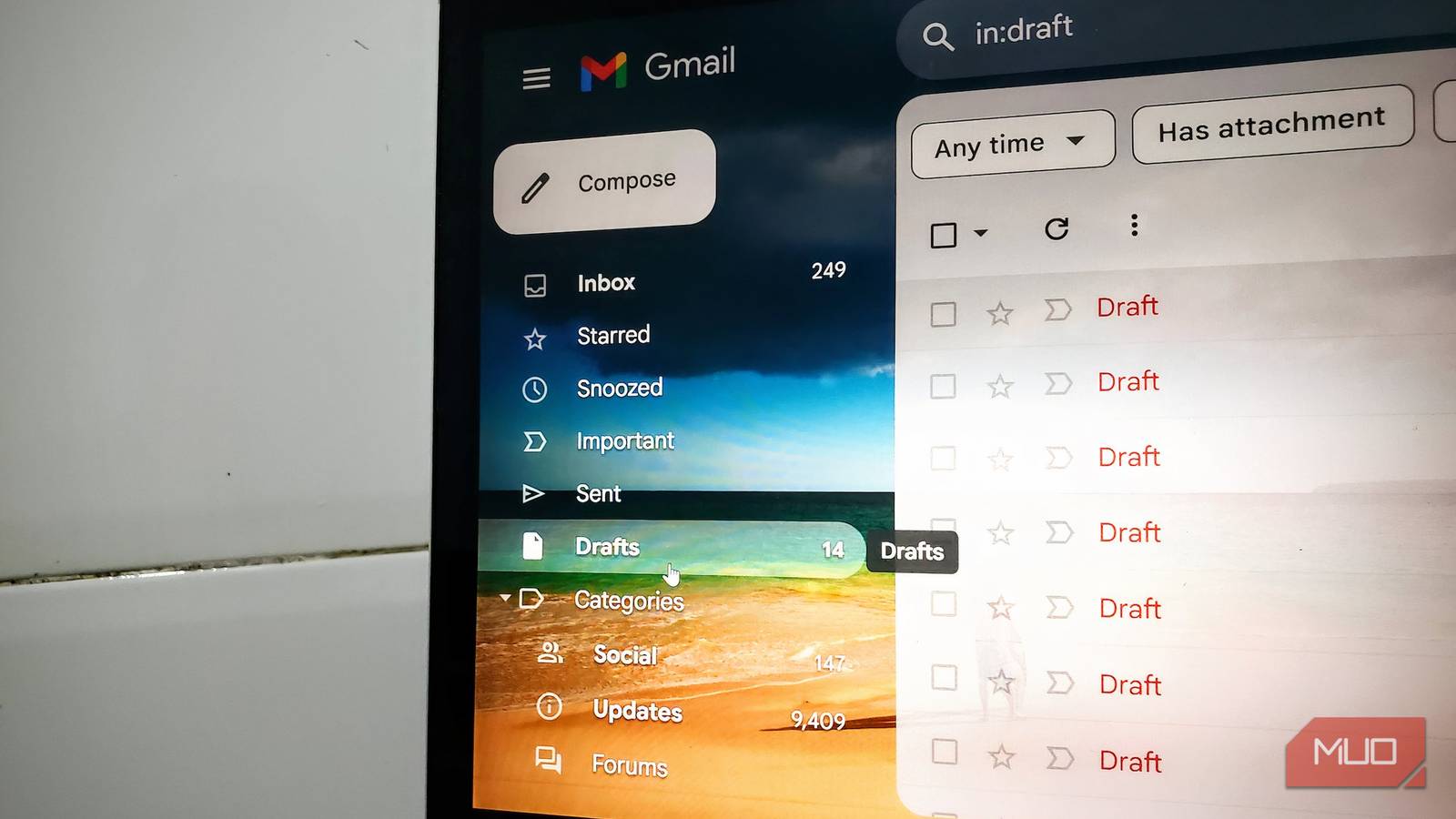 Android Email Draft I use email drafts as notes, and it’s weirdly effective