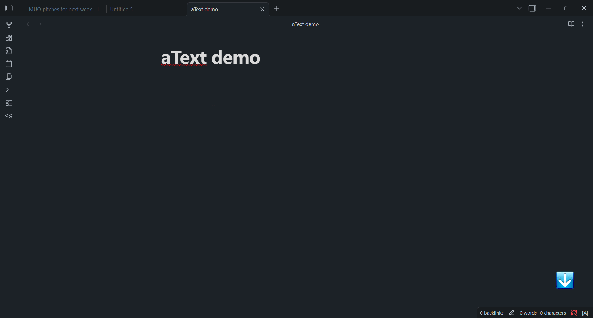 atext exapnder working on Obsdiain-anim