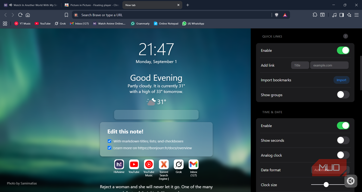 Extension Setting Window These 6 browser extensions changed how I use the web