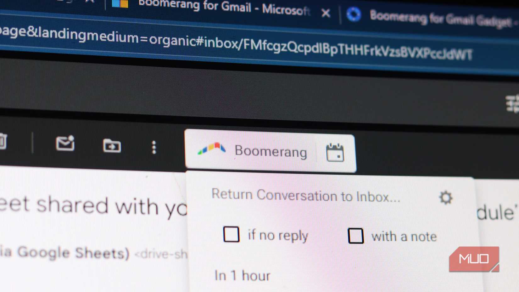 Boomerang extension running on Edge. 