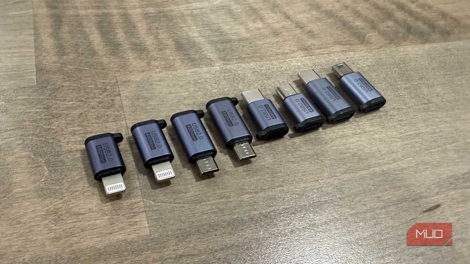 charging adapter kit laying on desk