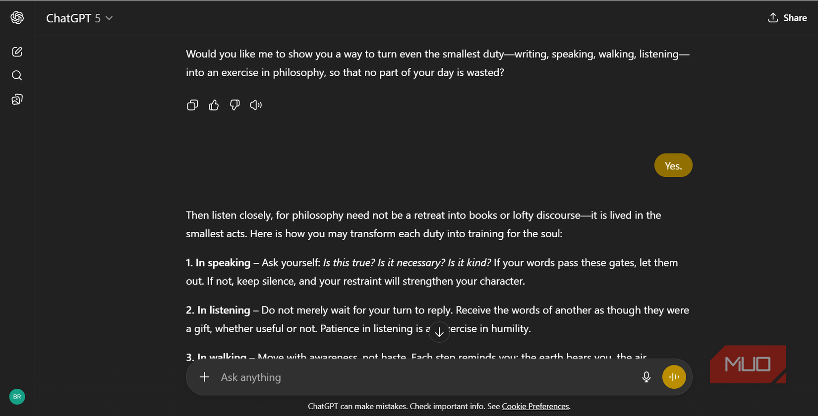 Author responds to nudge the reader for further action.