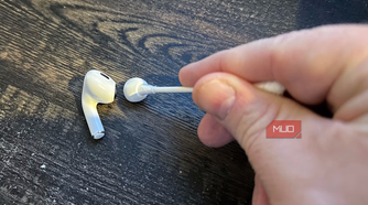 Cleaning airpods pro ear tips.