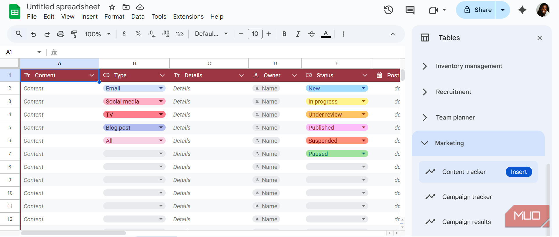 Everyone's sleeping on Google Sheets' tables but you shouldn't