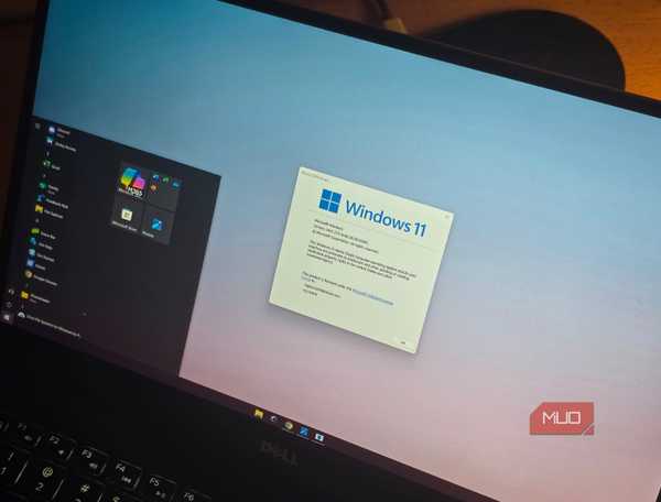 Dell XPS 13 running Windows 11 with the Windows 10 taskbar