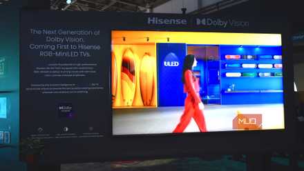 dolby vision on hisense 116ux tv at ifa 2025.