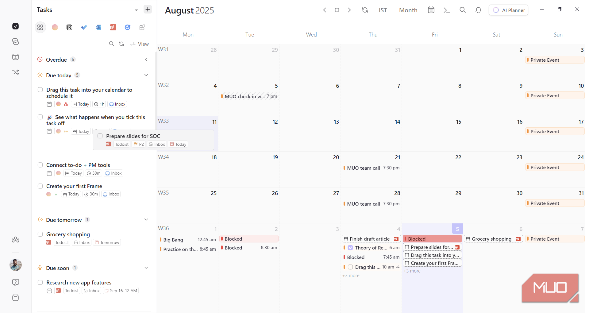 I started using this calendar-task manager combo and my days run smoother