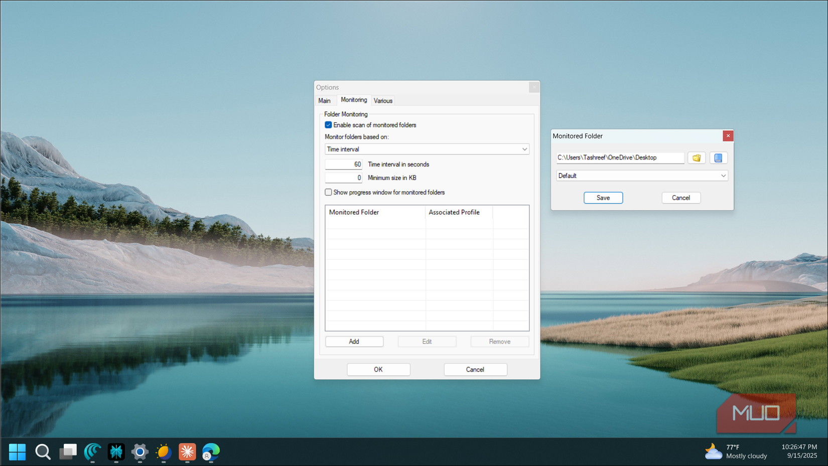 Dropit monitor folder
