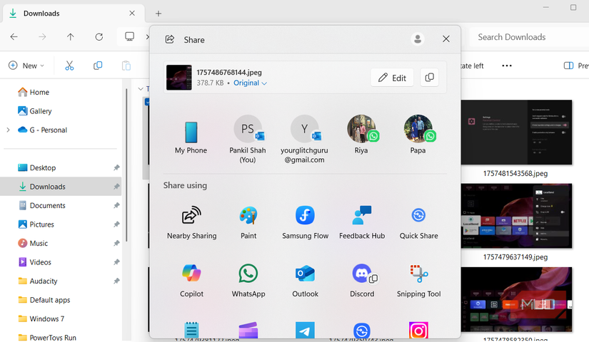 File Explorer share menu-1