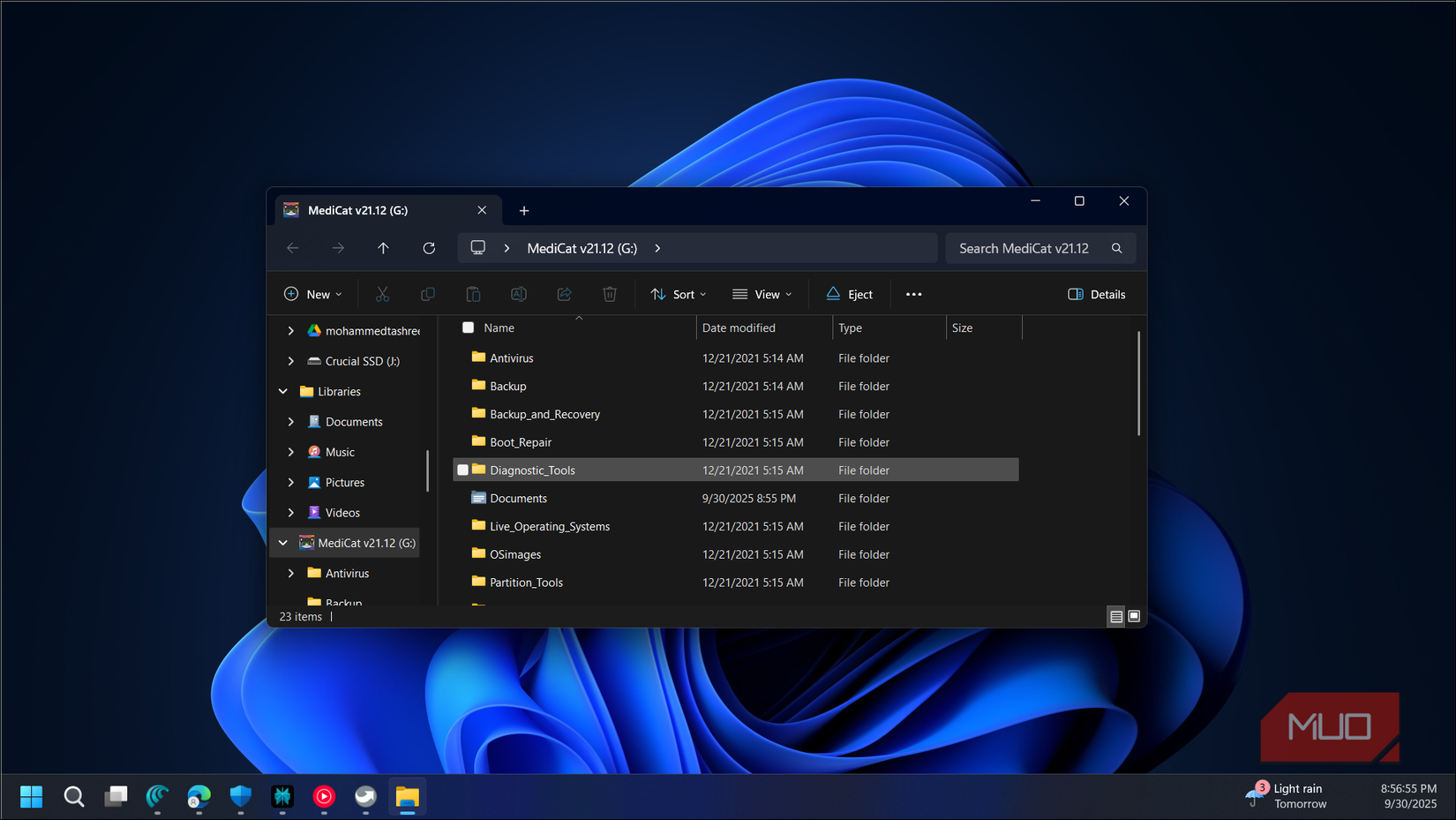 File Explorer showing PortableApps-com apps fodler