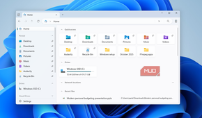 Files app showing Home tab on Windows 11 PC