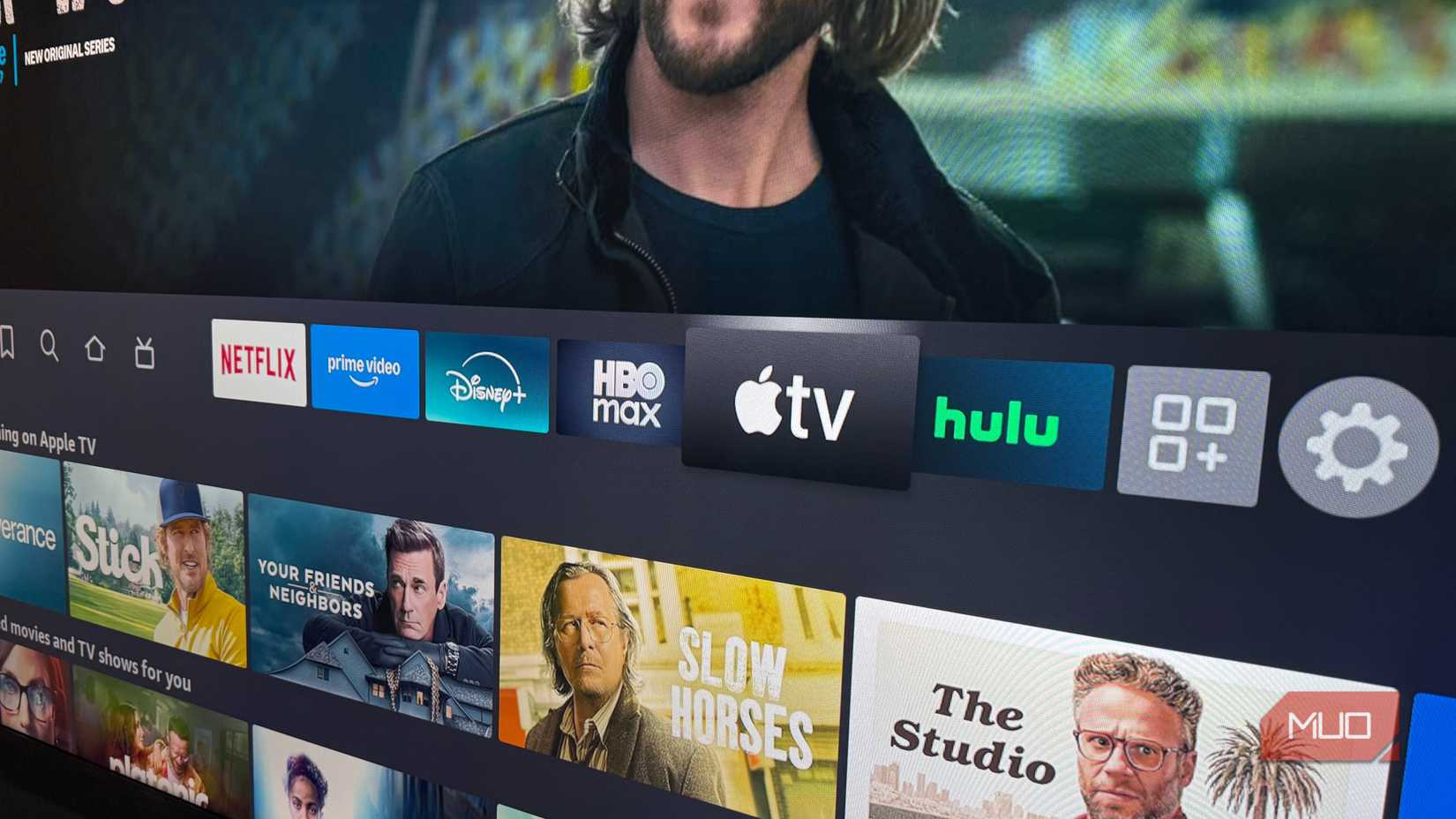 Fire TV main app bar