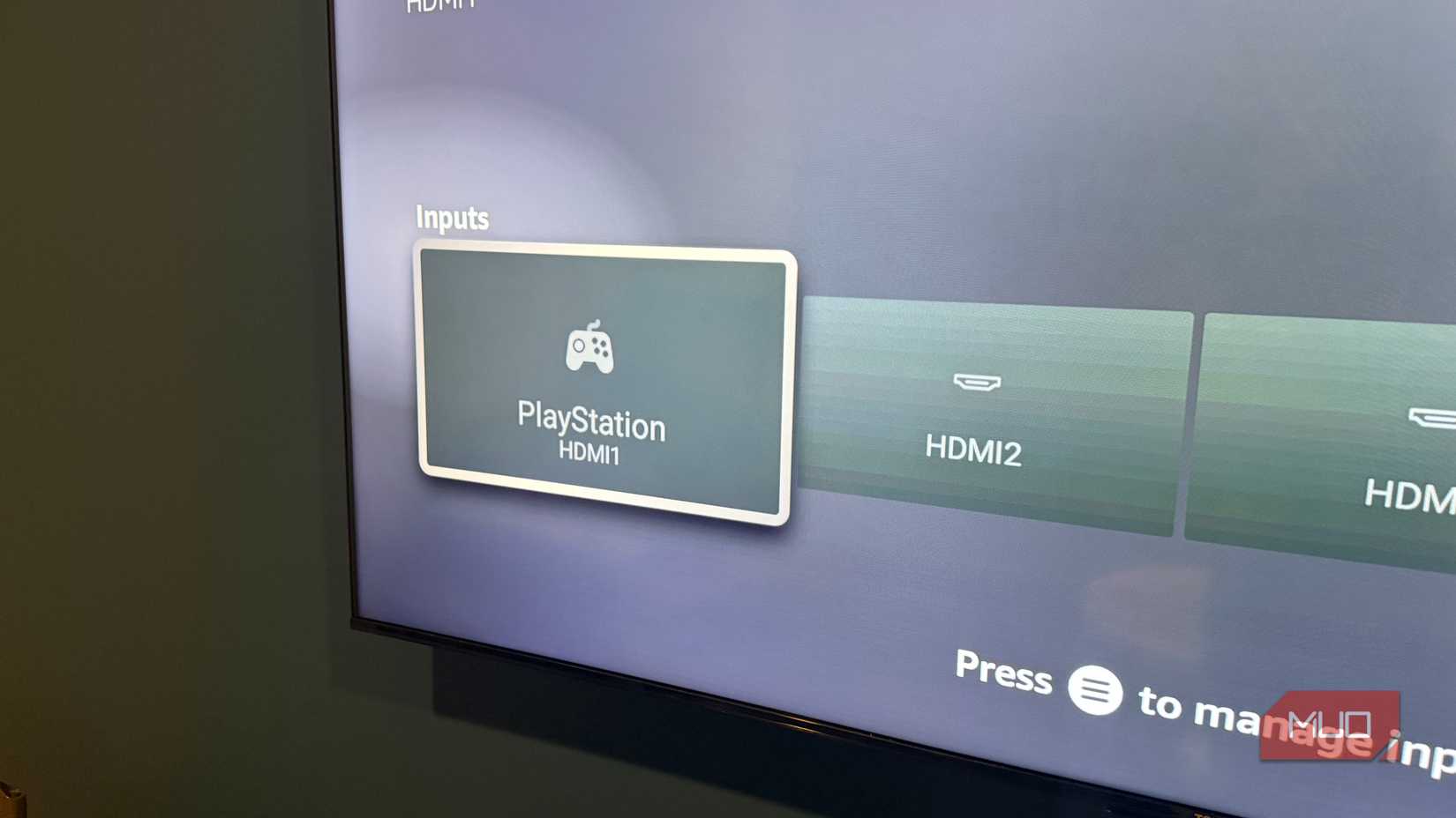 Fire TV showing Playstation name for HDMI1