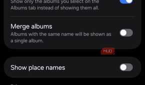 Gallery settings screen showing Gallery Labs option