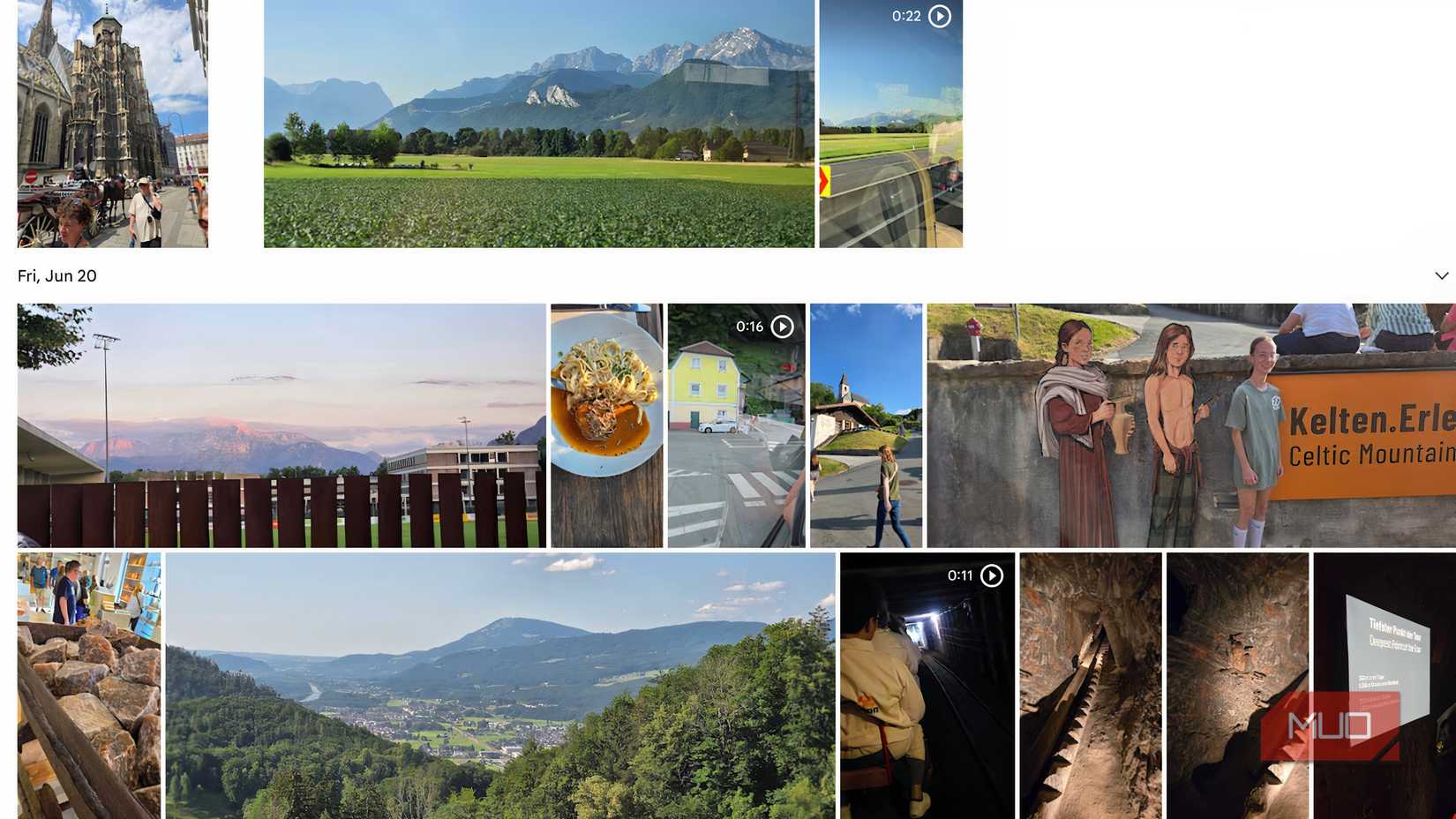 A look at Google Photos through a web browser on Mac.