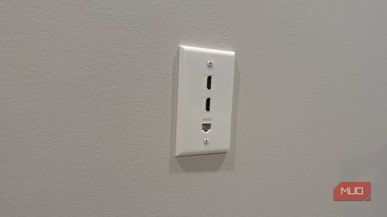 HDMI wall plate with ethernet