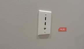 HDMI wall plate with ethernet