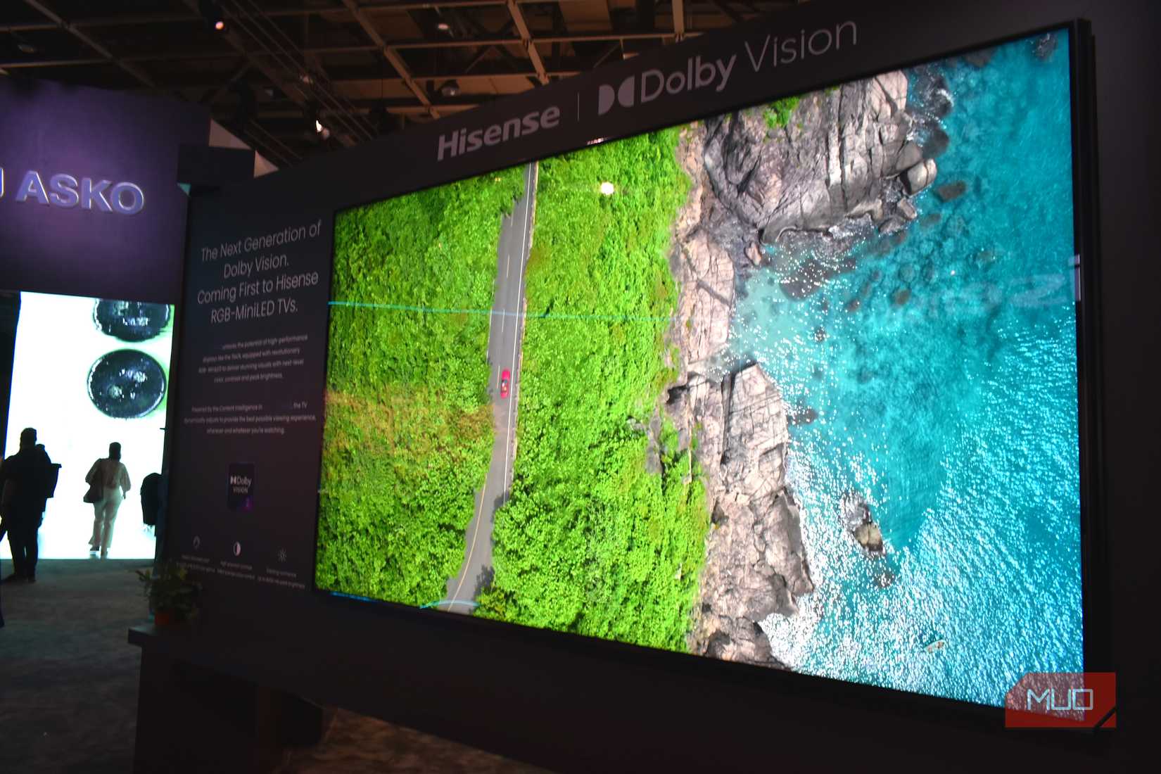 hisense 116ux smart tv with dolby vision 2 at ifa 2025.