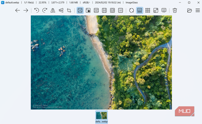 ImageGlass app on Windows PC