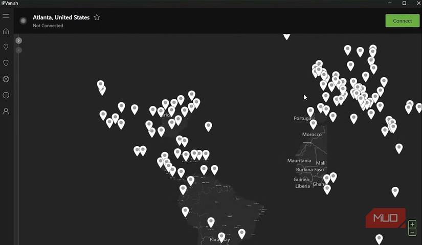 ipvanish vpn worldwide server location