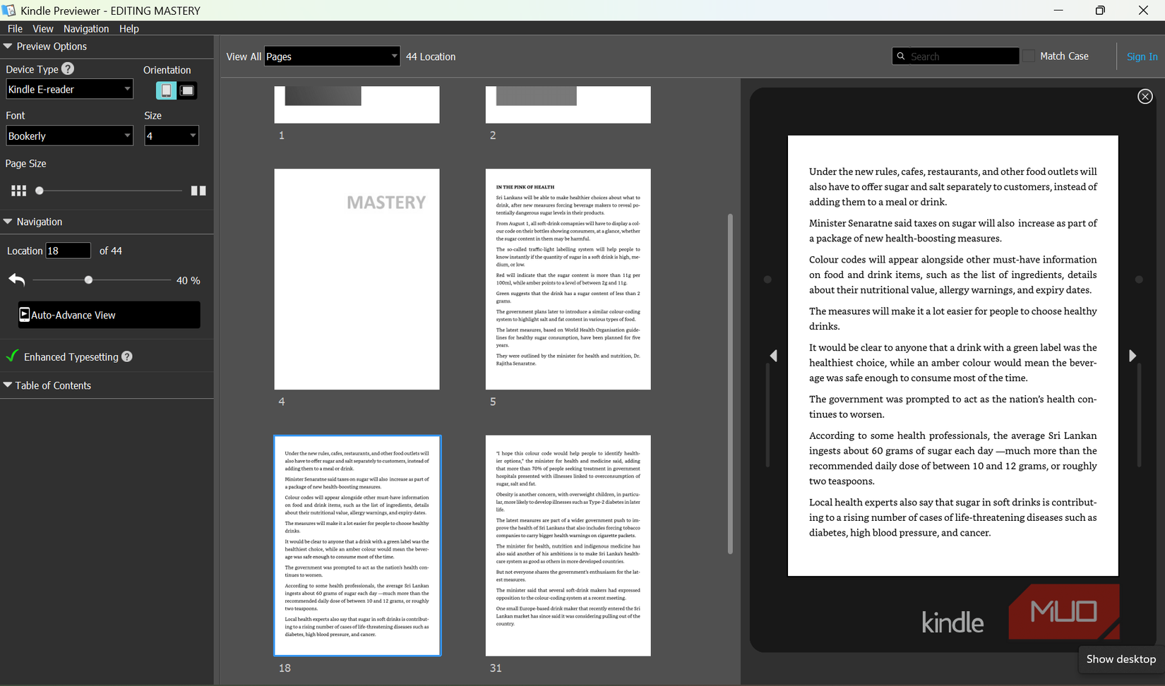 Kindle Previewer