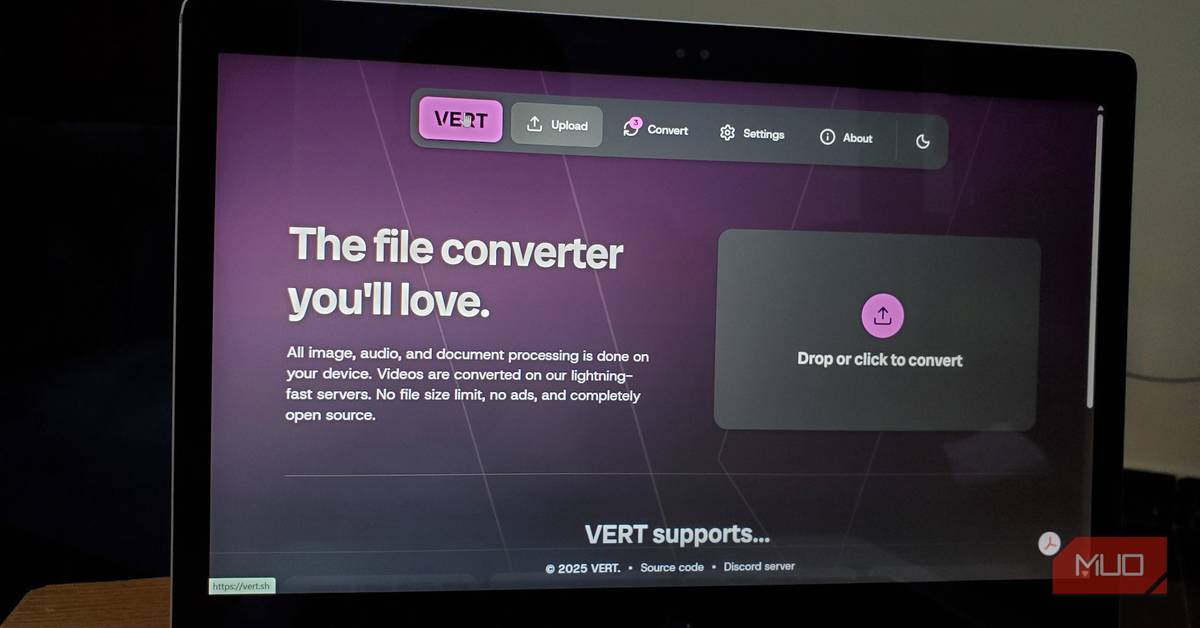 browser conversion tools interface