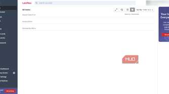 LastPass password manager dashboard item view