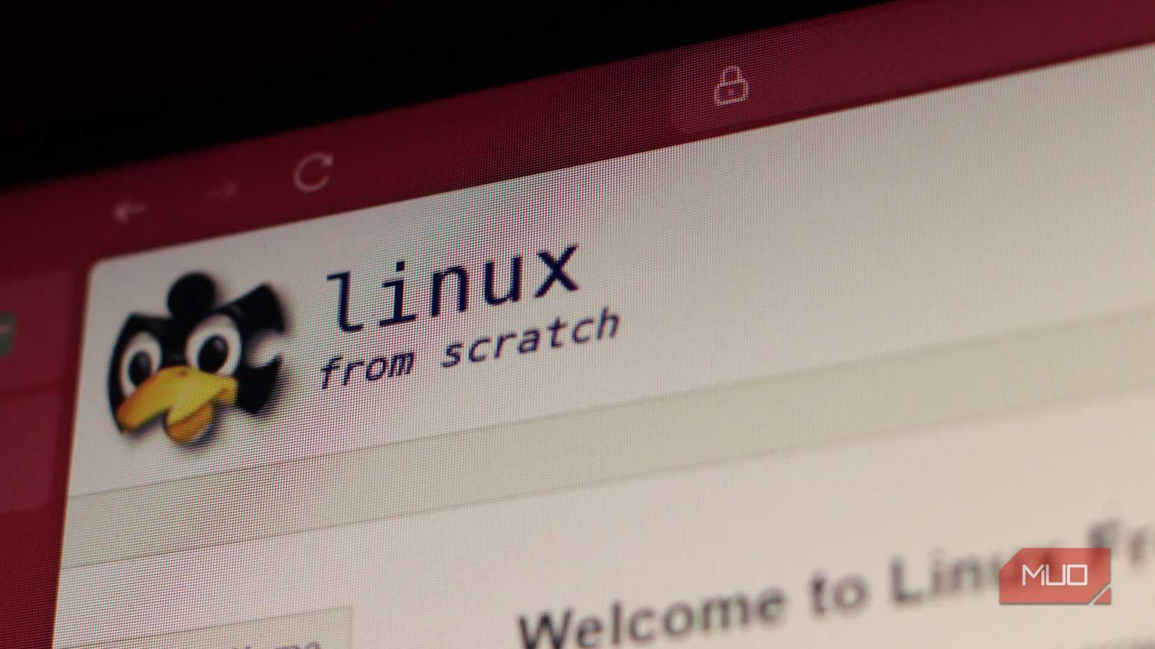 Linux From Scratch logo on the official website. 