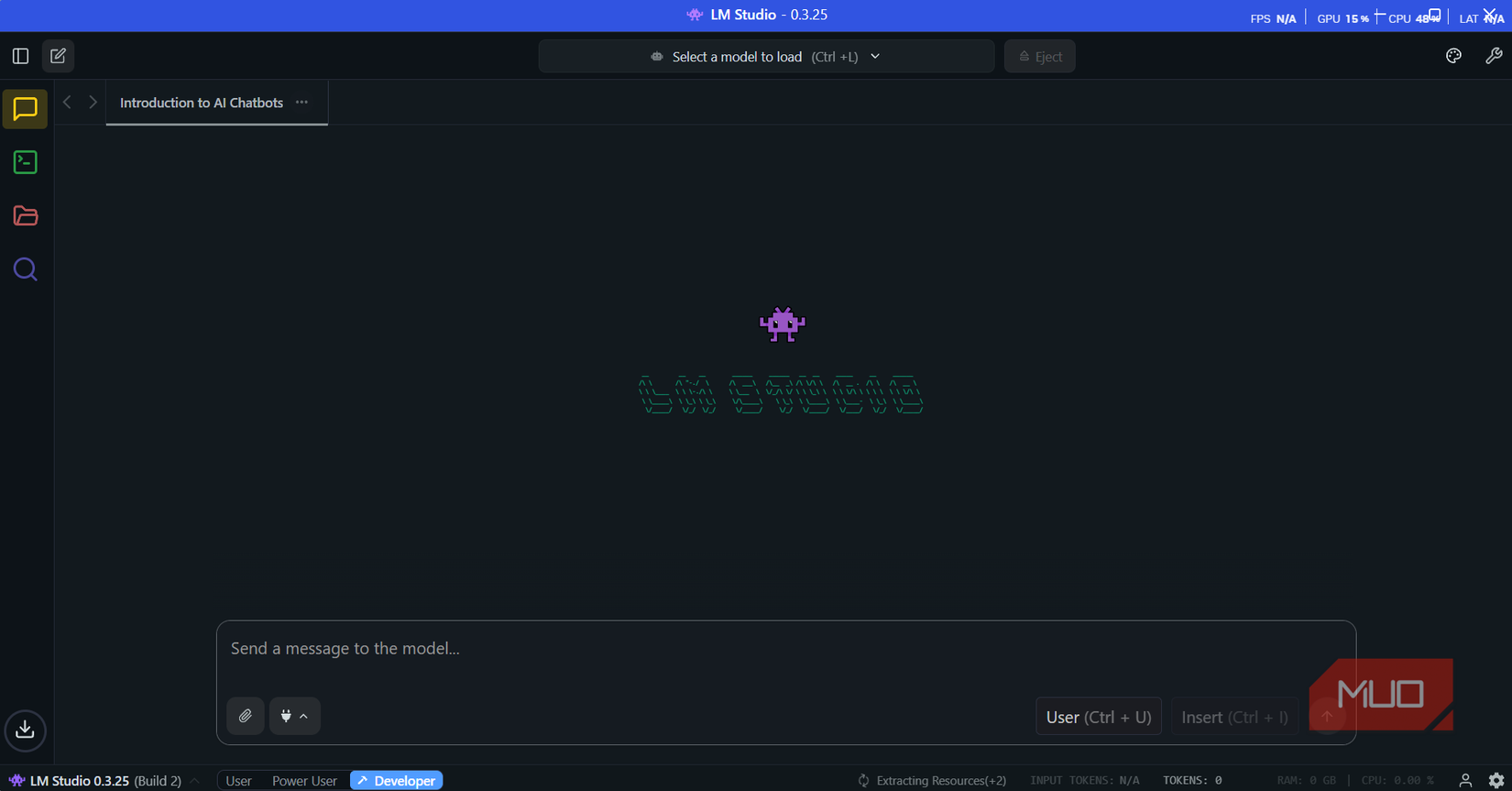 LM Studio interface