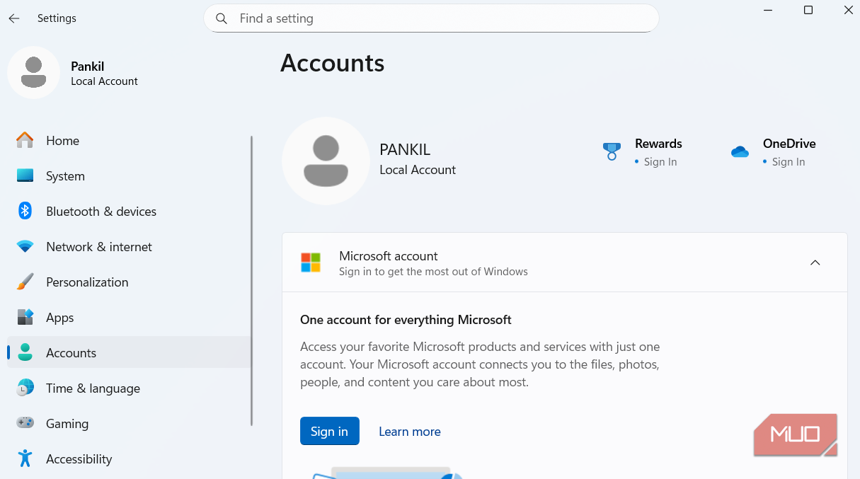 I tried using my Windows PC with a local account but it didn’t last ...