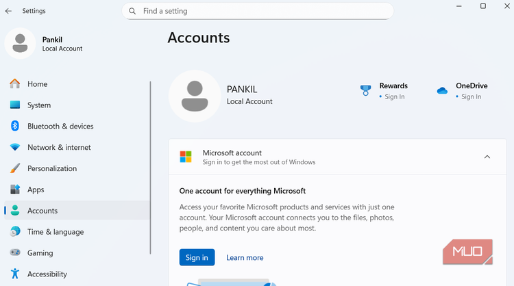 Local. Account Photo Customization I tried using my Windows PC with a local account but it didn’t last ...