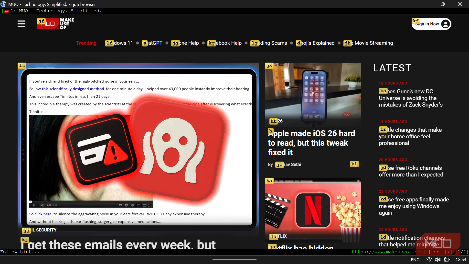 These browsers let you ditch the mouse completely