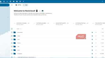 Nextcloud file view