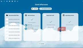 Nextcloud server home page