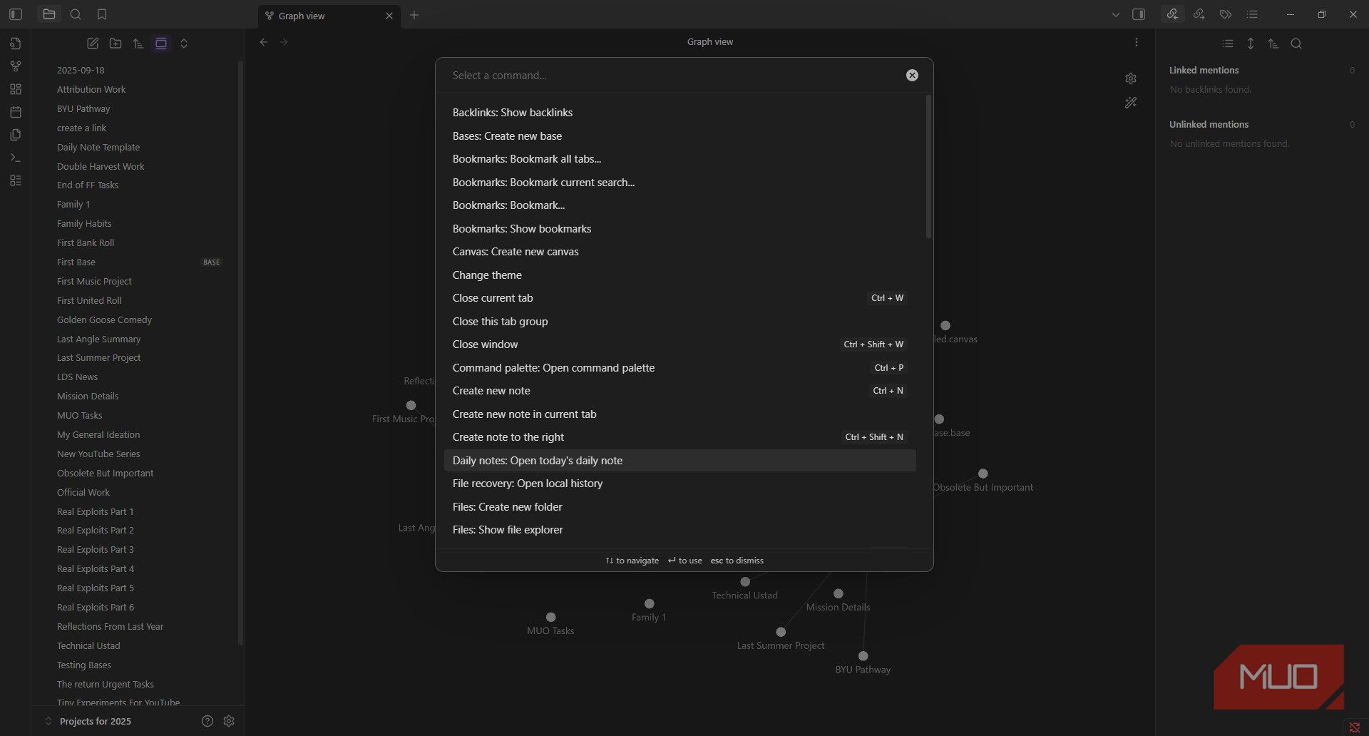 I dropped my planning app after finding this built-in Obsidian plugin
